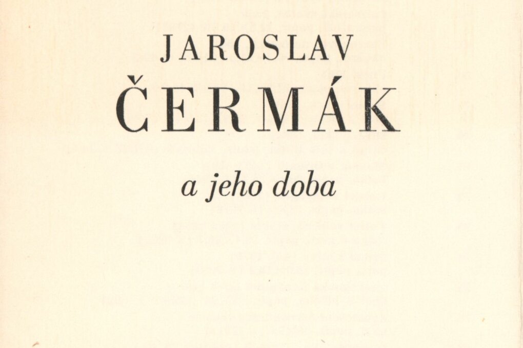 Jaroslav Čermák a jeho doba
